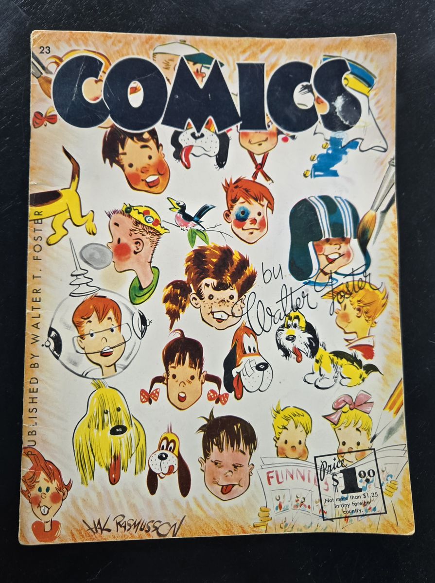 Comics - How to Draw - by Hal Rasmusson - published by Walter T. Foster