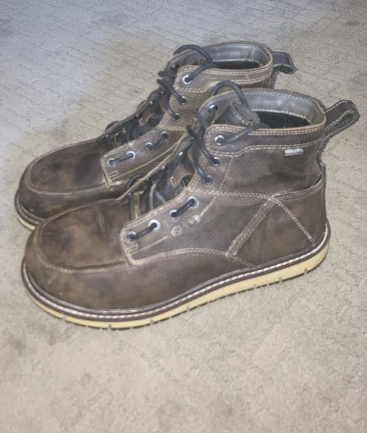 Mens Steel Toe Work Boots Sz 10.5