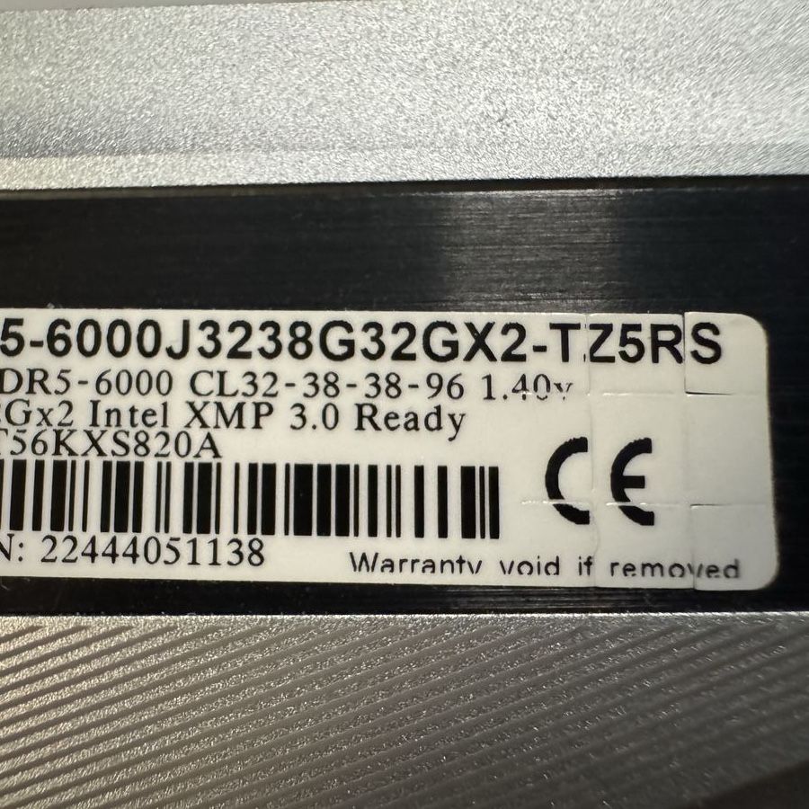 $325 DDR5 32GB CL32 6000 or trade for EXPO compatible