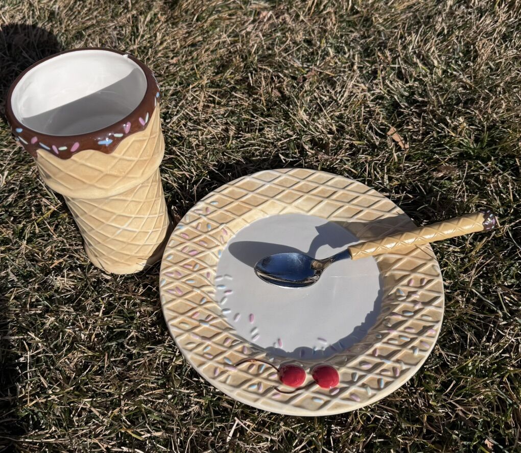 Ice Cream Sundae Dish Set