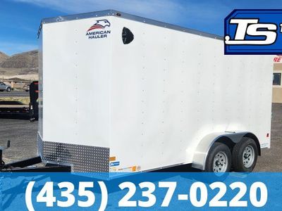 7x14 American Hauler Arrow Enclosed Cargo Trailer - 6'6" Interior - 7K GVWR -