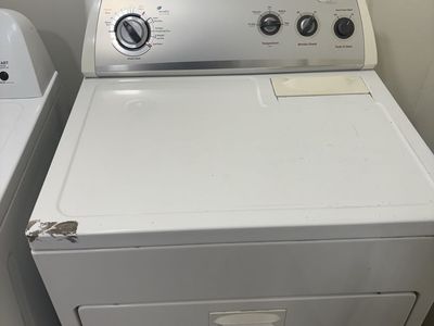 Whirlpool AccuDry Electric Dryer with Wrinkle Shield - White