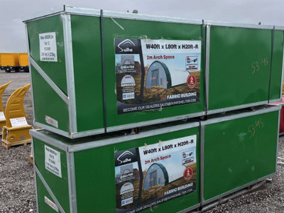 BIG Storage Shelter 80'x40'x20' With 2 End Doors(BRAND NEW) Dome