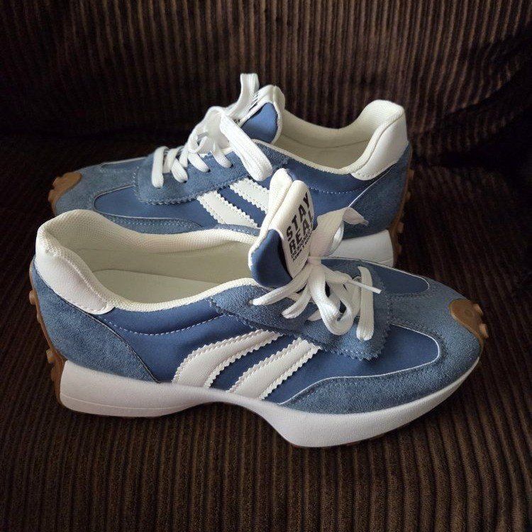 Brand new Stay Real blue shoes 