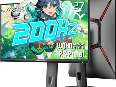 27" SANSUI Gaming Monitor 200 Hz
