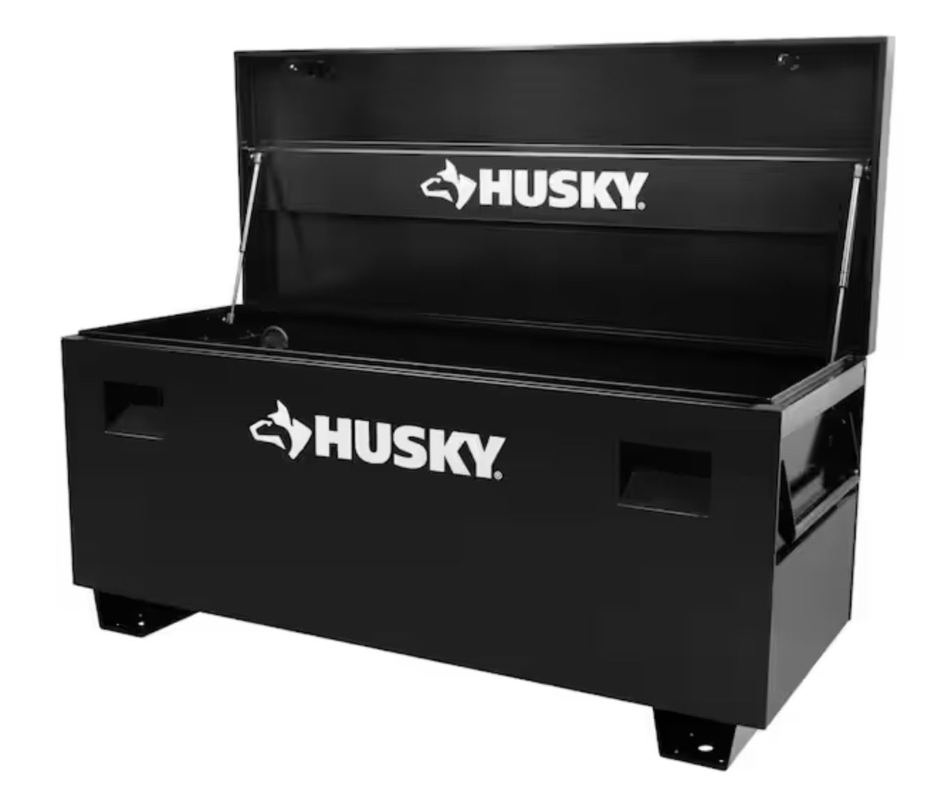 Husky Tool Storage 60 in. W Black Steel Job Site Toolbox