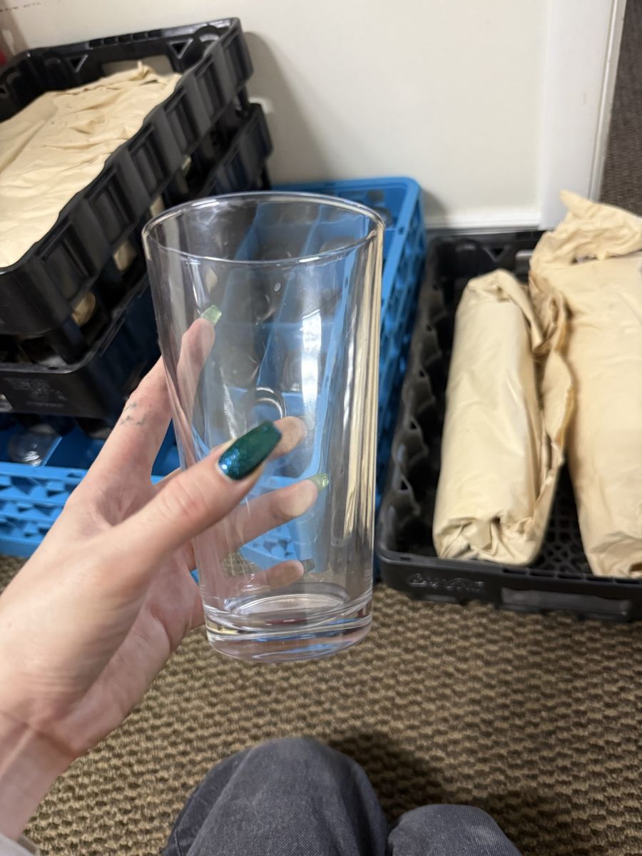 Clear Glass Pint Glass Tumbler Commercial Barware