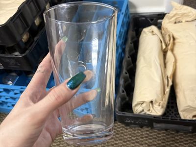 Clear Glass Pint Glass Tumbler Commercial Barware