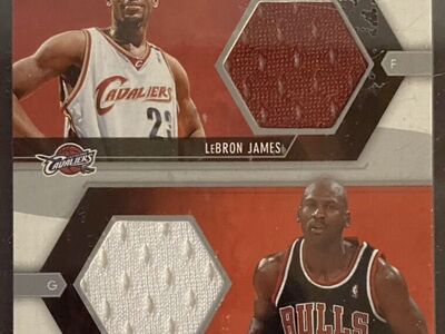 Michael Jordan LeBron James Dual Jersey 98/100