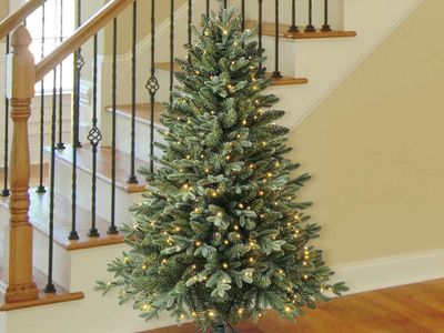 4ft Pre-Lit Radiant Micro LED Slim Artificial Christmas Tree 1487586 #88603