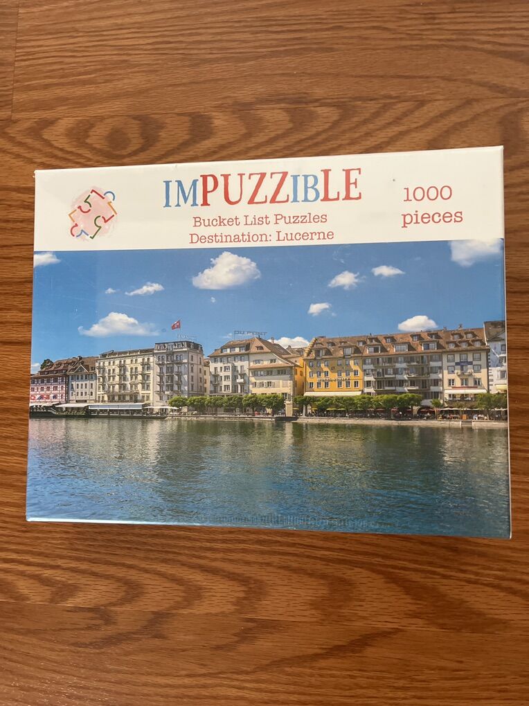 NEW 1000 Pcs ImPUZZibLE Bucket List Puzzle
