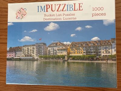 NEW 1000 Pcs ImPUZZibLE Bucket List Puzzle