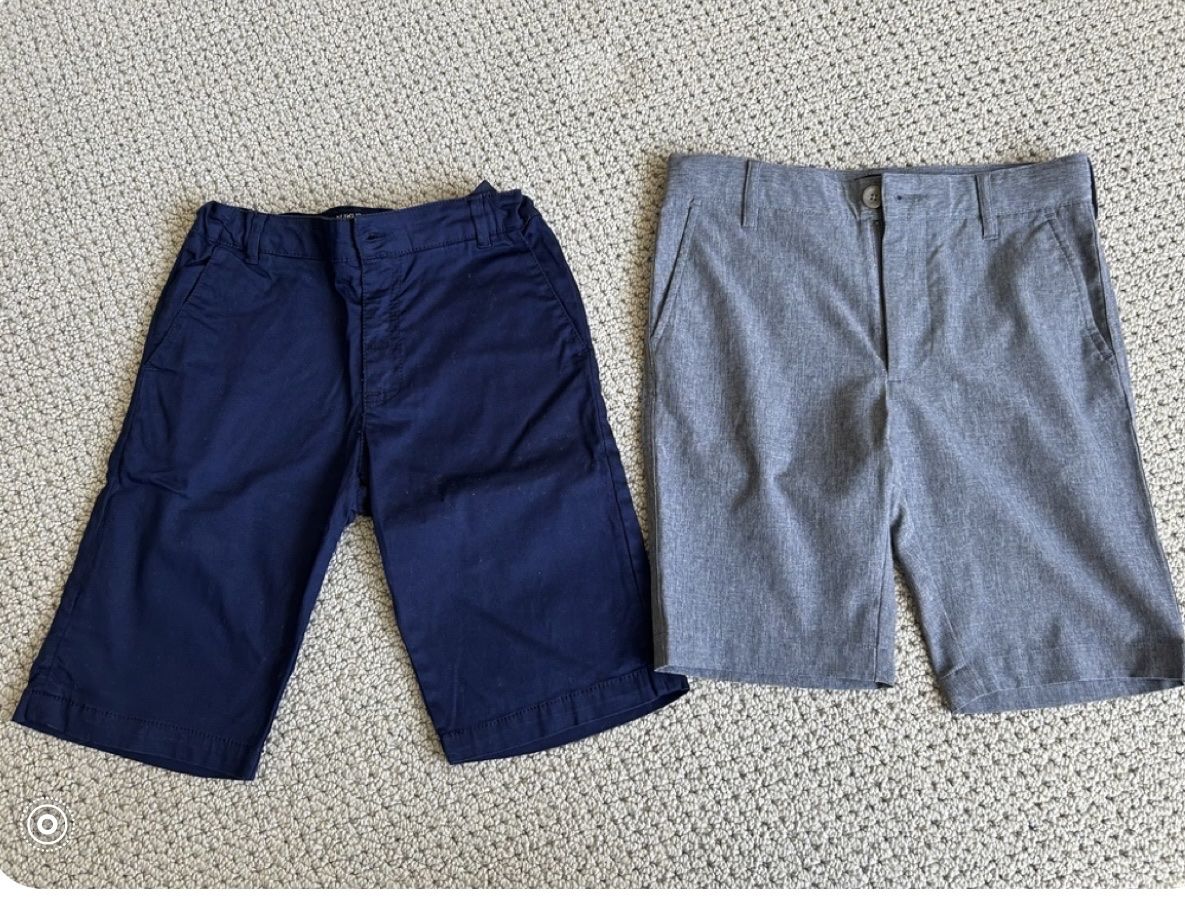 2 Pairs Of Boys Dress Shorts Size 8 $15/both