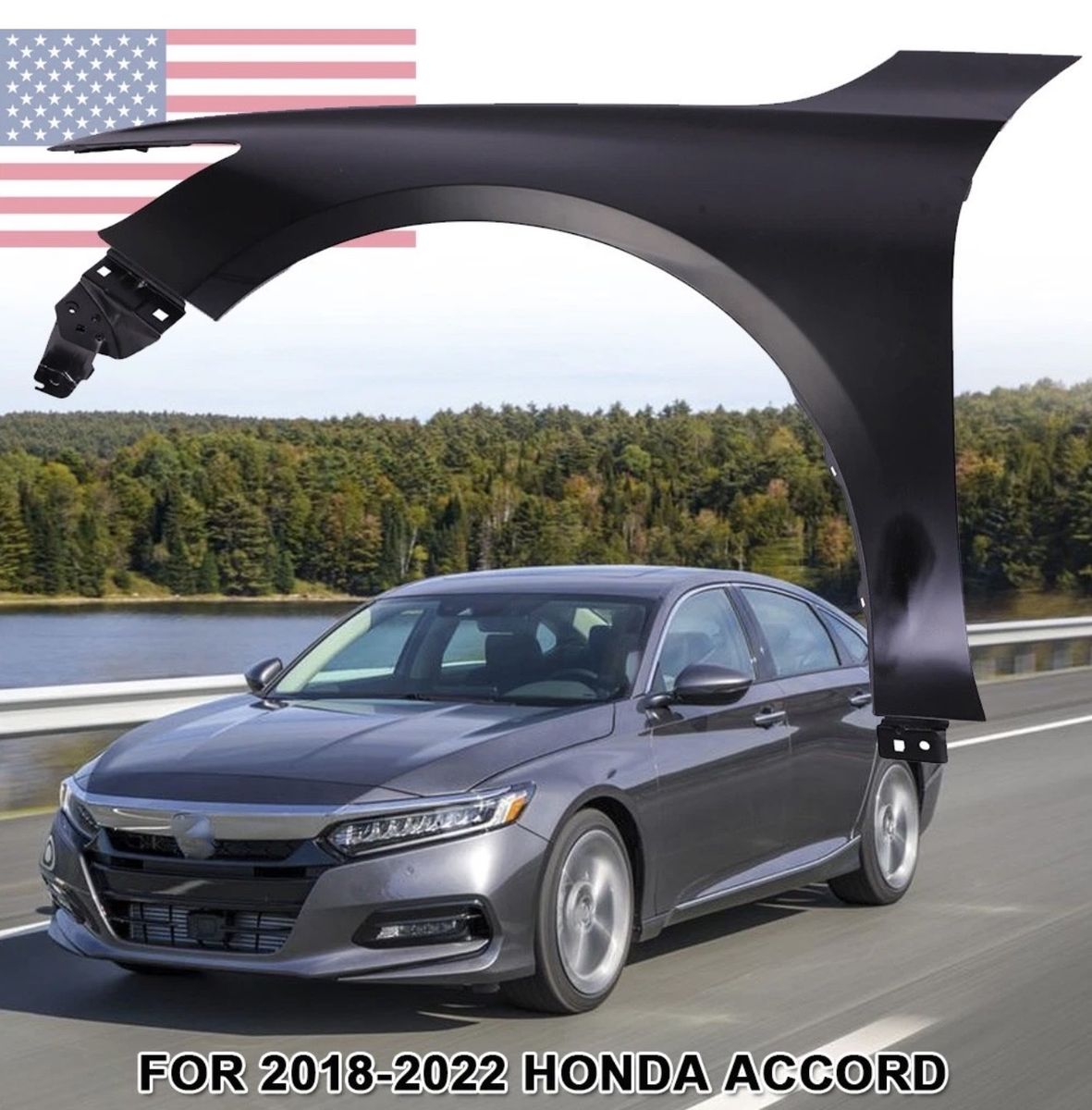Fender For 2018-2022 Honda Accord Front Driver Left Side OE# 60260TVAA00ZZ