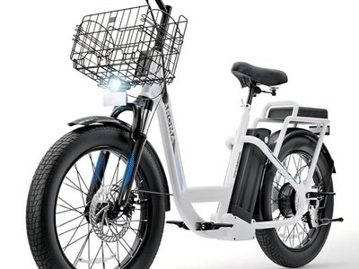 Caroma Peak 500W/800W/1200W Electric Scooter with Seat, 20" Fat Tire Electric Bike with 48V Removable Battery, Up to 30Miles & 2
