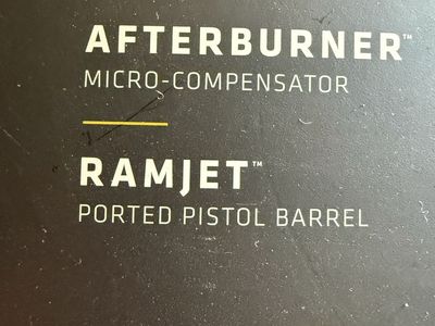 Radian Ramjet Afterburner Gen 5 Micro-Compensator Ported Barrel for Glock 19, 19X, 45