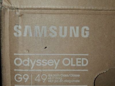 Used Samsung Odyssey OLED G9 49" Ultrawide Curved Gaming Monitor 124.3cm Class Display (original price) $1,300.