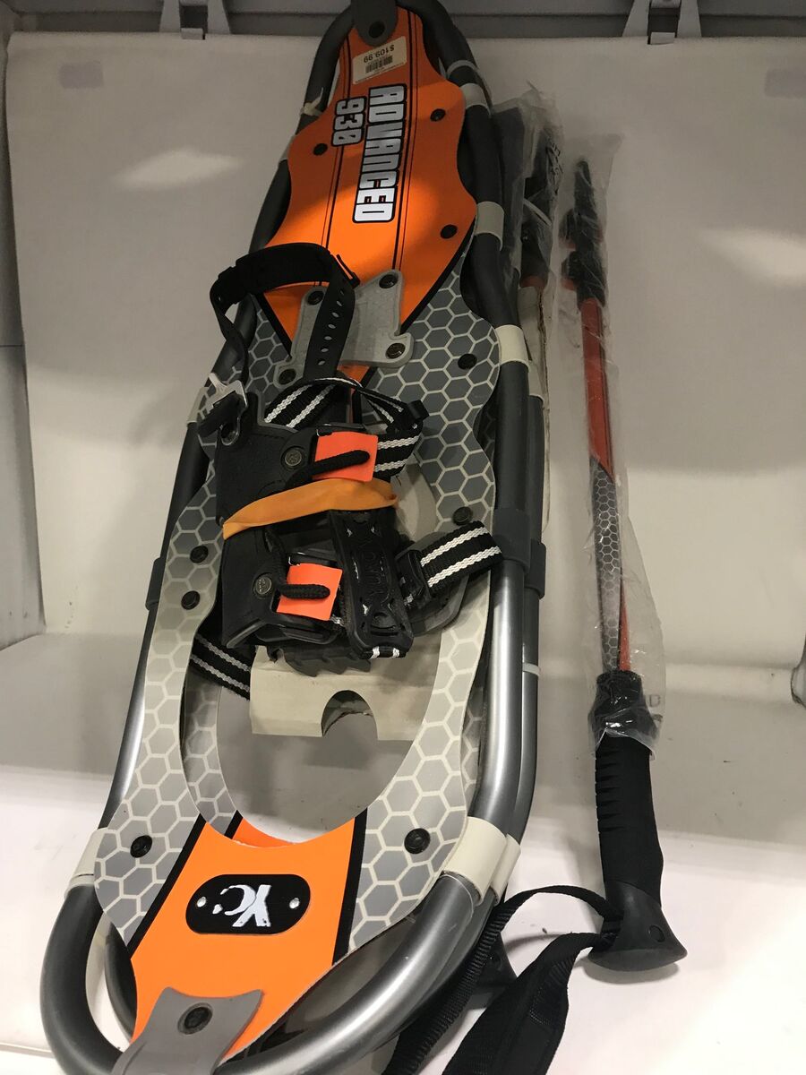 Brand new snow shoes with poles
