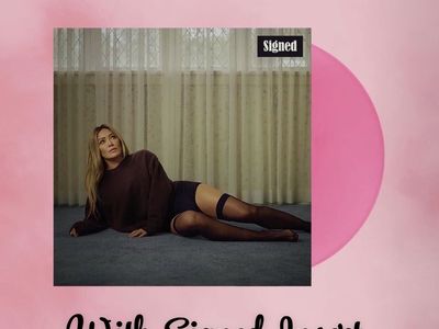 Hilary Duff-SIGNED luck…or something-Pink Vinyl