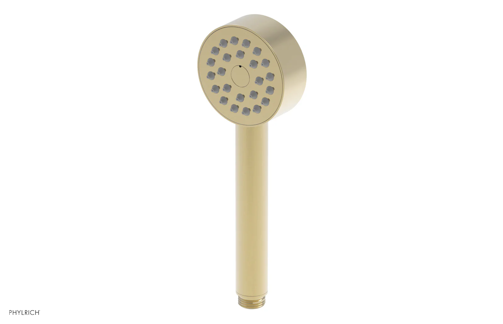 Phylrich 3-782/03U Handshower Contemporary Round 3" Uncoated Polished Brass NEW IN BOX