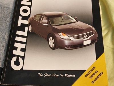 Chilton Nissan Altima 2007-10 Repair Manual with Wiring Diagrams - Covers U.S. & Canadian Models