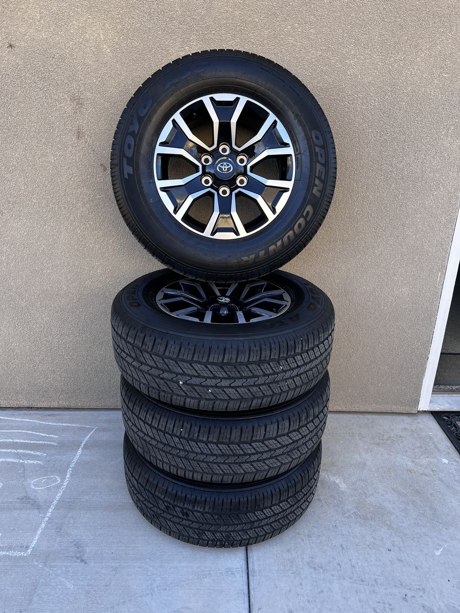 Tacoma wheels with Toyo Open Country's