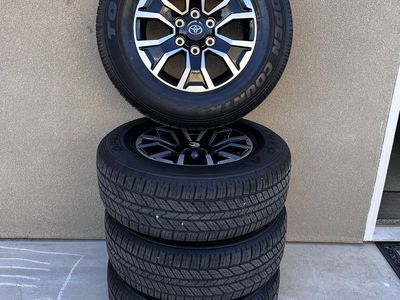 Tacoma wheels with Toyo Open Country's