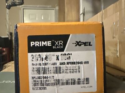XPEL PRIME XR BLACK Window Tint Film Roll 20% VLT 40" x 100' (XPXRB2040-100)