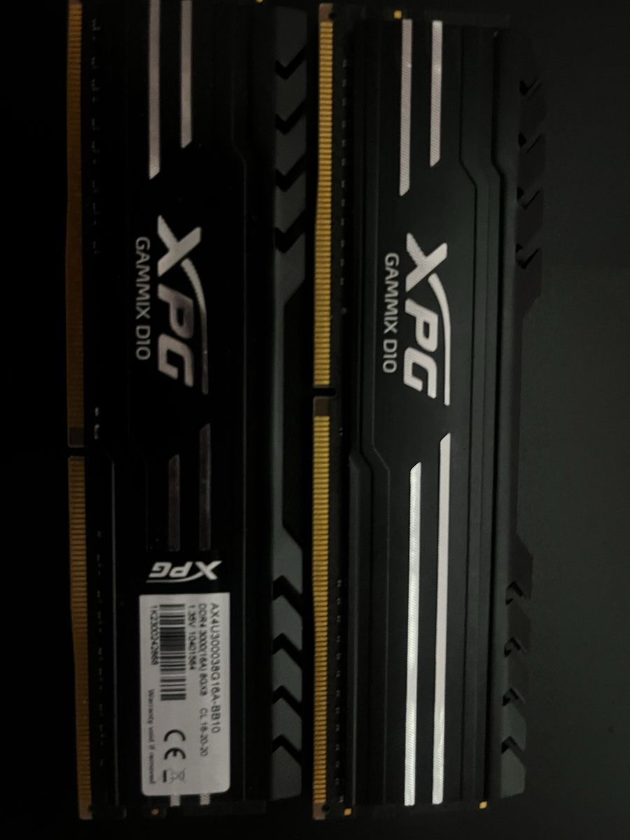 XPG GAMMIX D10 Desktop Memory 16GB DDR4 3000MHz 2x8GB