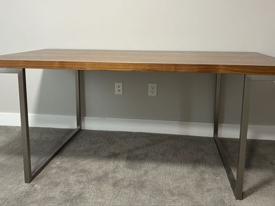 Modern Wood & Metal Desk/Table