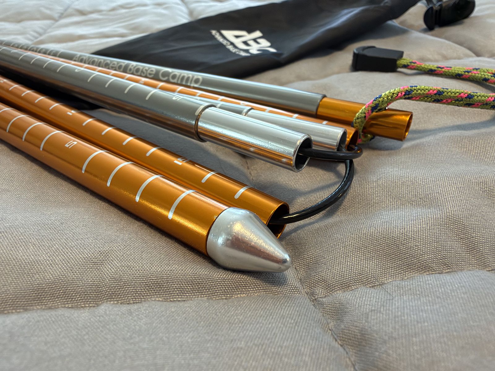 Ultralight aluminum avalanche probe