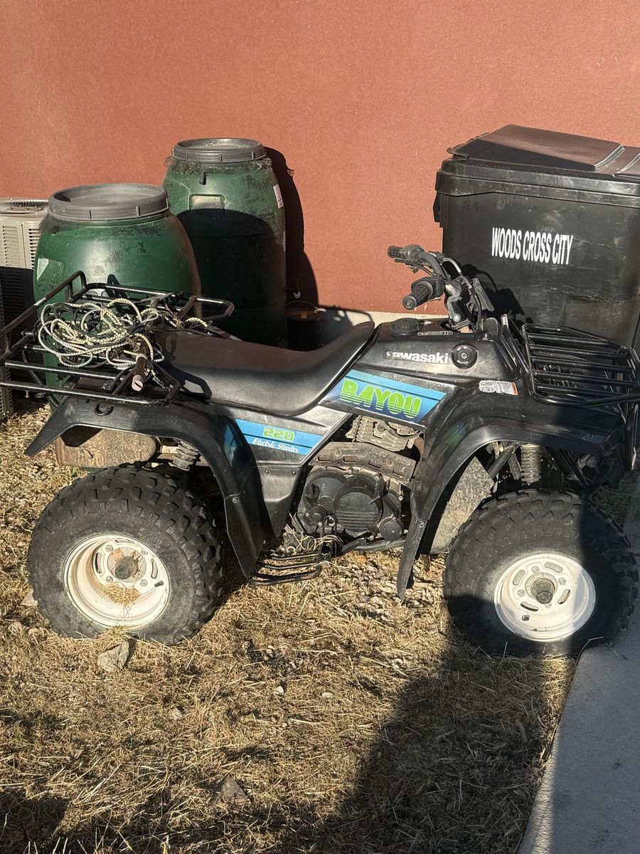 1993 Kawasaki Bayou 220 ATV Four Wheeler - Used