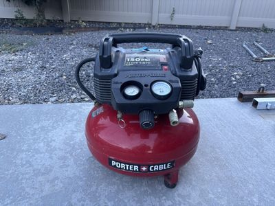 Porter Cable 150 PSI 6 GAL Air Compressor - Tank Not Building Pressure, Needs Repair