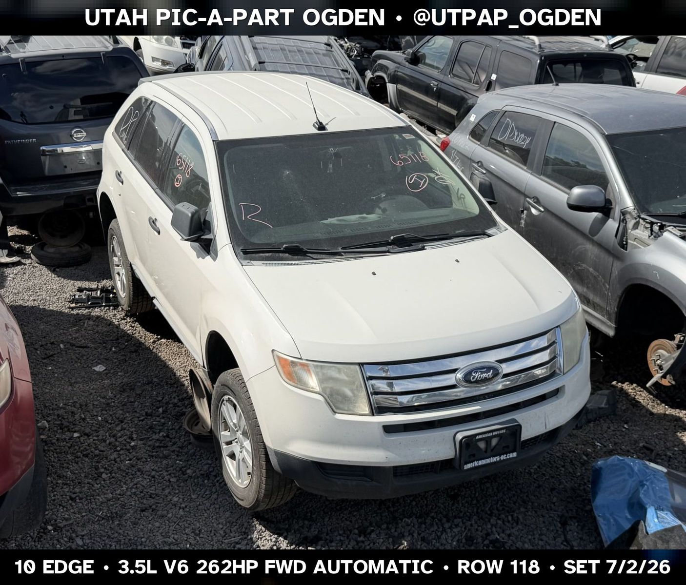 2010 Ford Edge Parts - UTPAP Ogden