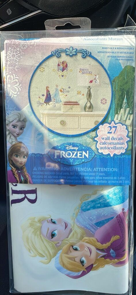 Disneu Frozen Peel And Stick Wall Decals 27 Pack