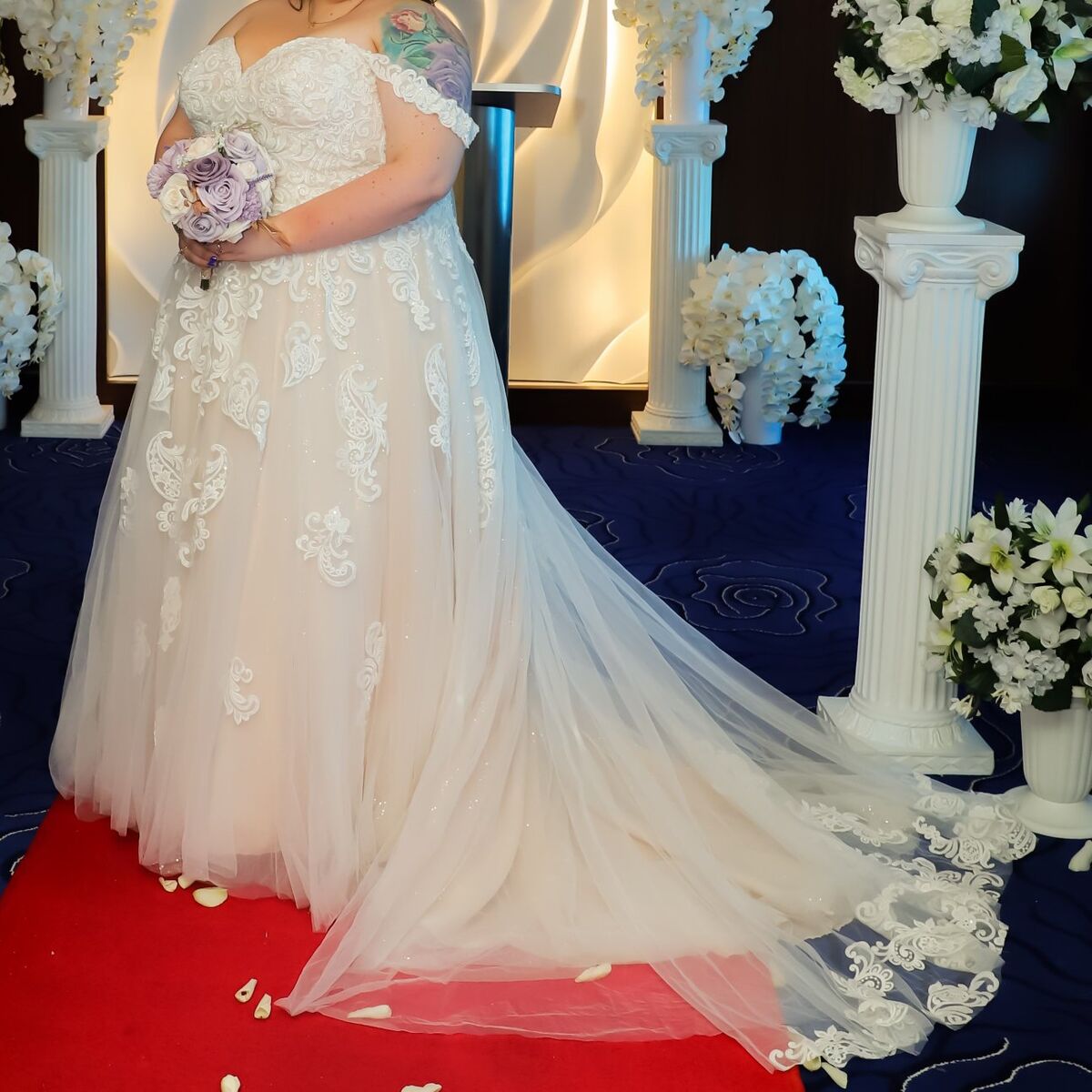 size 24 wedding dress OBO Essence of Austria D2605