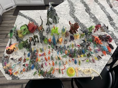 Large Dinosaur Toy Collection - Assorted Figures, Playsets & Skeletons for Kids