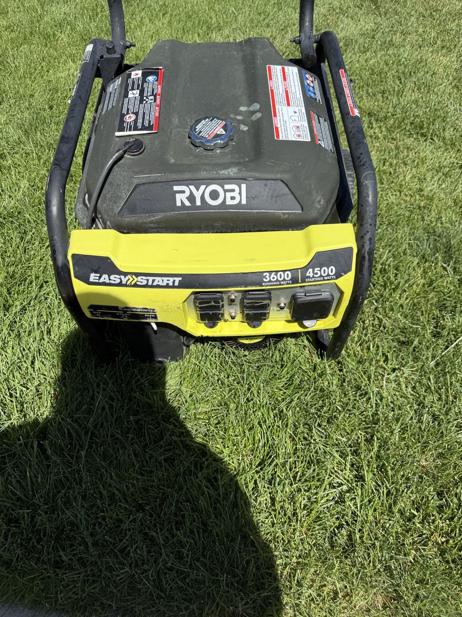 Ryobi 3600/4500 w generator