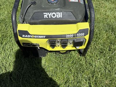 Ryobi 3600/4500 w generator