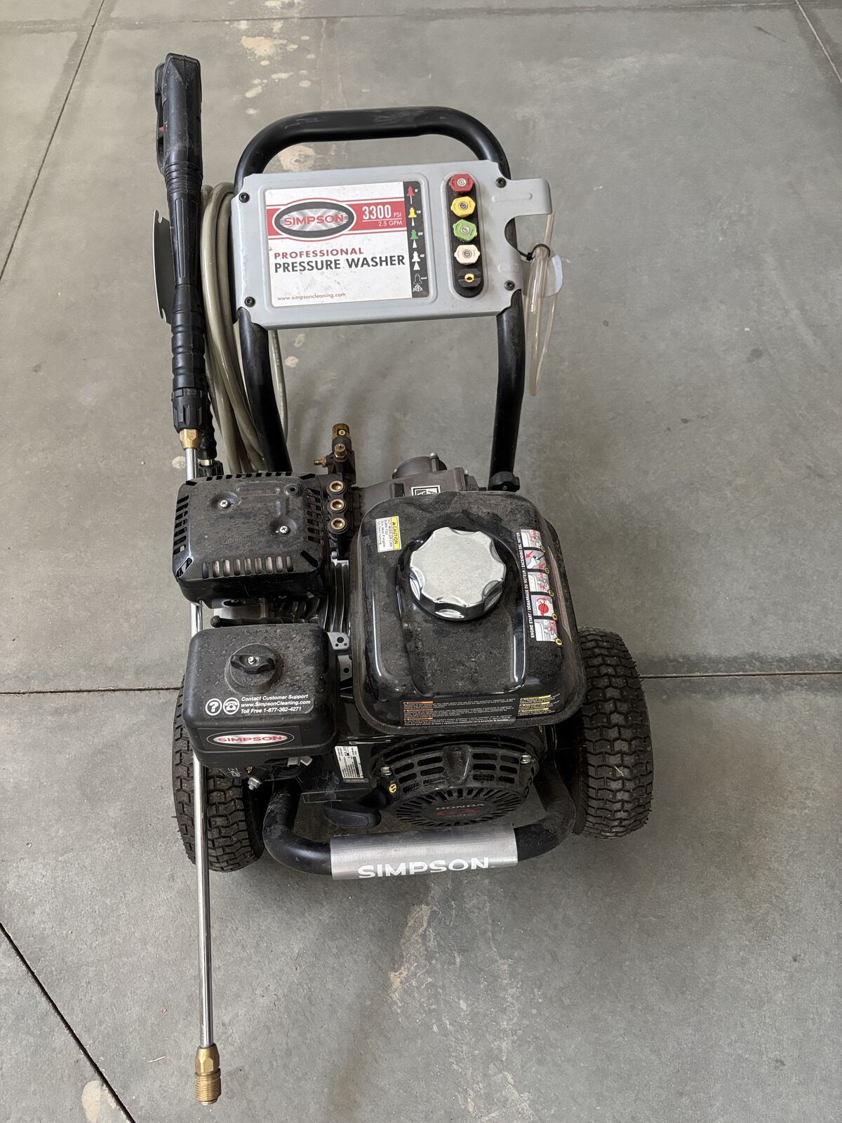 Simpson 3300psi Pressure Washer w/ Honda Motor