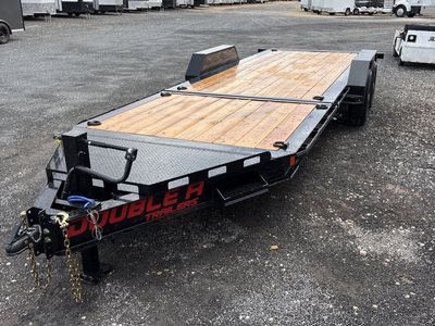 7x22 Double A Pro Series CT Tilt Trailer - 15.4K GVWR -