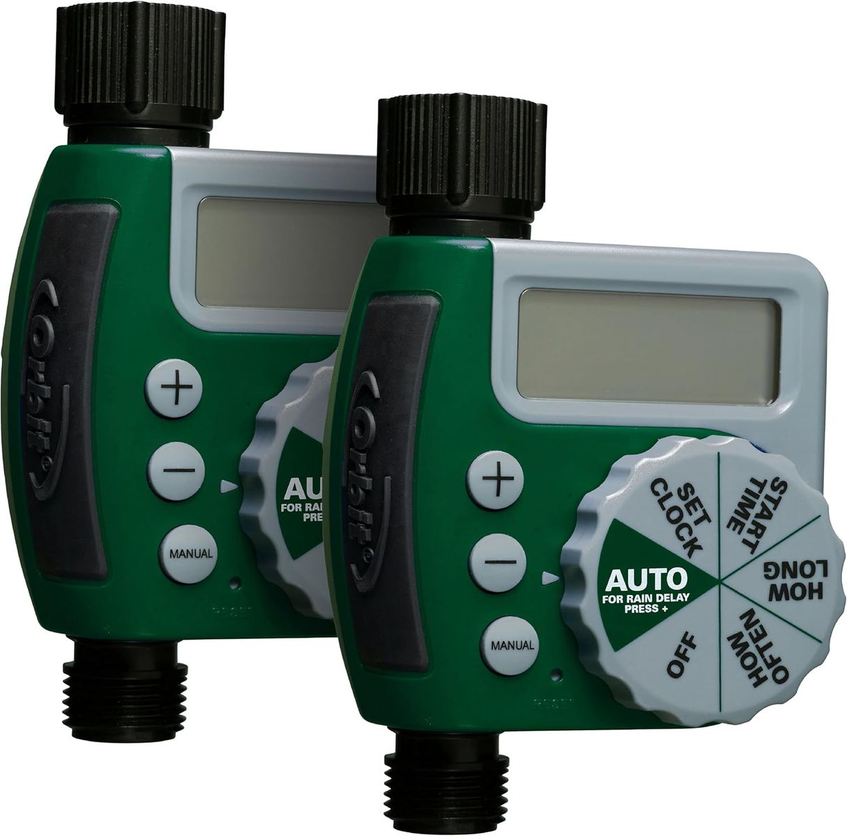2-Pack 1-Outlet Programmable Digital Hose Watering Timer - New in sealed box