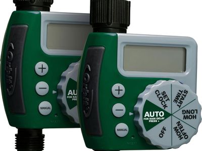 2-Pack 1-Outlet Programmable Digital Hose Watering Timer - New in sealed box