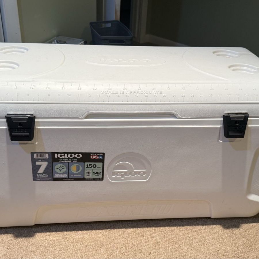Igloo Marine Ultra Contour 150 Chest Cooler — 150 Qt — $80