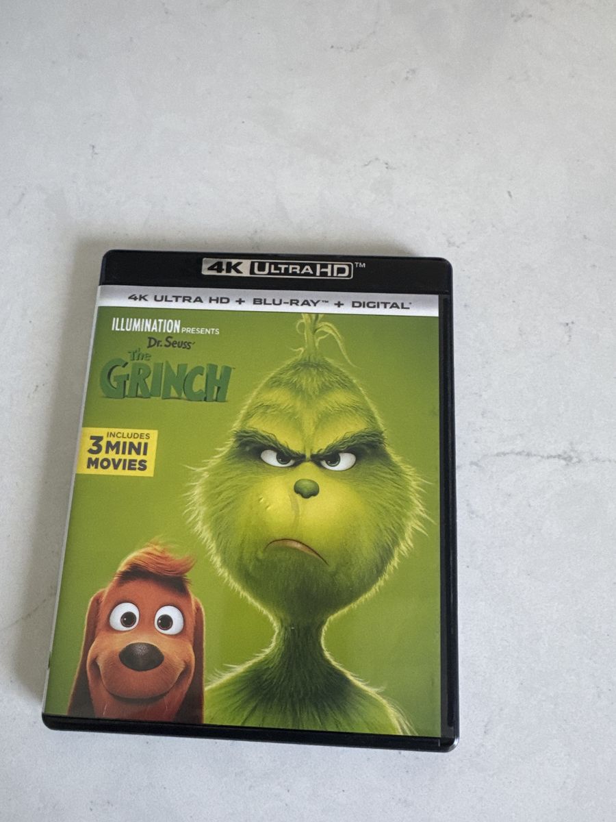 Dr. Seuss' The Grinch 4K Ultra HD + Blu-Ray + Digital with 3 Mini Movies