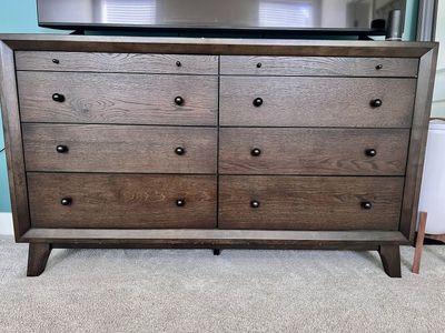 Solid Wood 6-Drawer Dresser Set