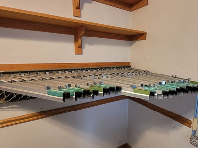 Blueprint Swivel Rack and Clamps