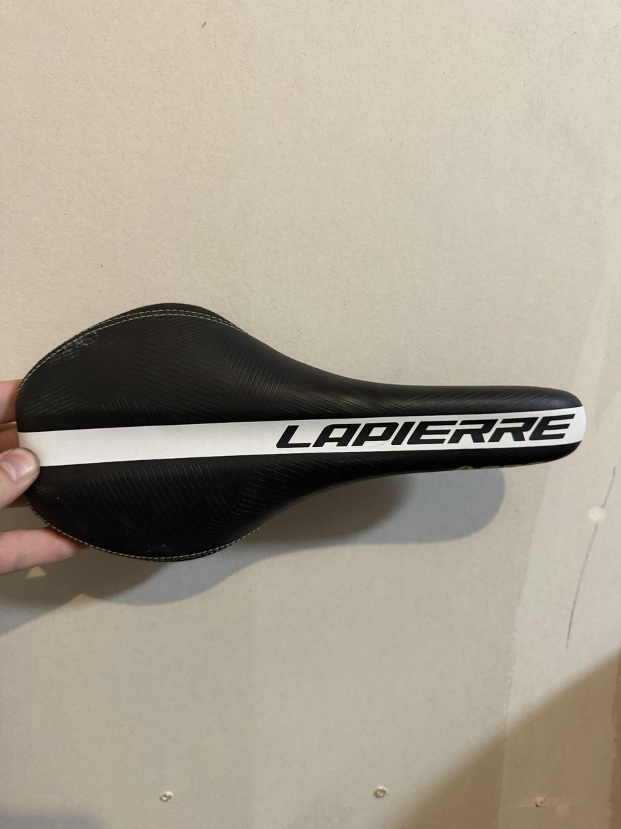 SDG Lapierre Bike Saddle Black and White