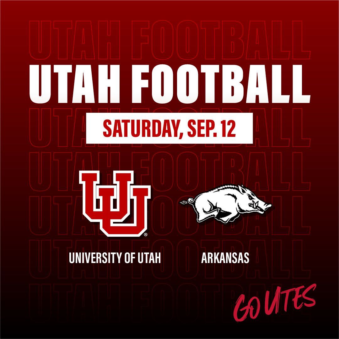 4 University of Utah vs Arkansas Football Game Tickets
