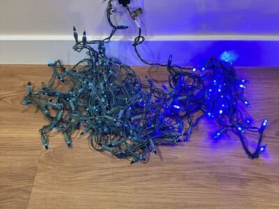 Mini Blue Christmas Lights